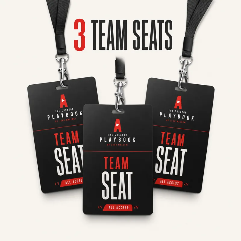 Three free team seats